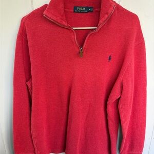 Ralph Lauren Vibrant Red Half-Zip Pullover
